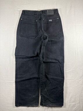 Y2K Baggy Exco Jeans HipHop Baggy Black Y2K Jeans